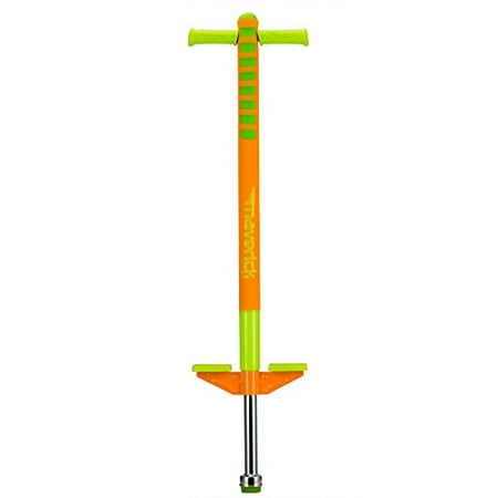 Orange/Lime Comes With New Rubber Grip Handles. Ages 5-9 Flybar Limited Edition Foam Maverick Pogo Stick for Boys & Girls Orange/Lime Comes With New Rubber Grip Handles. Ages 5-9 Flybar Limited Edition Foam Maverick Pogo Stick for Boys & Girls